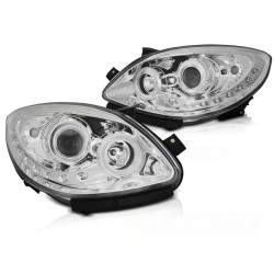 Phares RENAULT TWINGO 07-11 Feux de Jour Chrome