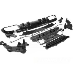 Diffuseur Sport Argent compatible MERCEDES W205 18-