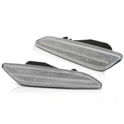 Clignotants latéraux LED blanc séquentiel compatible ALFA ROMEO 156/147 05-10 / FIAT TIPO 15-