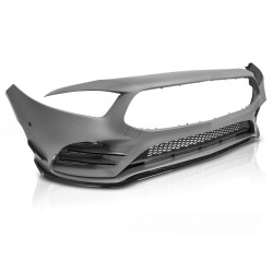 Pare-chocs avant sport sans trou pour caméra compatible avec Mercedes W177 18-