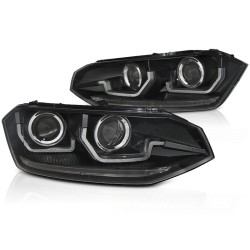 Phares VW POLO VI 2G 17-21 LED séquentiel noir
