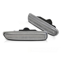 Clignotants latéraux chromés LED séquentiels pour BMW E46