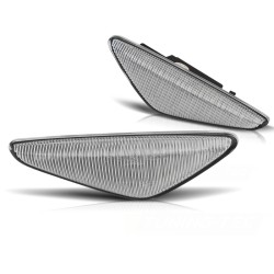 Clignotants latéraux LED séquentiels blancs compatibles BMW X3 F25 LCI 14-17 / X4 F26