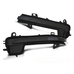 Clignotants latéraux séquentiels à LED fumés dans le rétroviseur pour BMW X2 F39 / Z4 G29