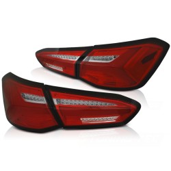 Feux arrière LED rouge blanc séquentiel pour Ford Focus 4 18-21 Hatchback