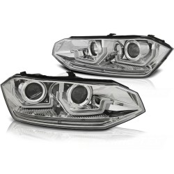 Phares VW POLO VI 2G 17-21 LED séquentiel chrome
