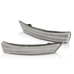 Clignotants latéraux FORD FOCUS MK2 MK3 08-17/ MONDEO MK4 10-14 LED BLANC SÉQUENTIEL