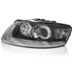 Phares au xénon chromés gauche TYC pour AUDI A6 C6 04.04-08