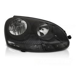 Phares noirs côté droit TYC pour VW Golf 5 10.03-09