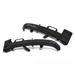 Clignotants latéraux dans le rétroviseur LED fumé séquentiel pour PEUGEOT 308 13-