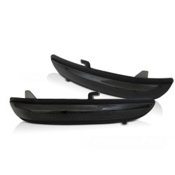 Clignotants latéraux dans le rétroviseur LED fumé séquentiel pour PEUGEOT 208 / 2008 / CITROEN C3