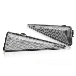 Clignotants latéraux LED blanc séquentiel pour RENAULT MEGANE MK2/ SCENIC