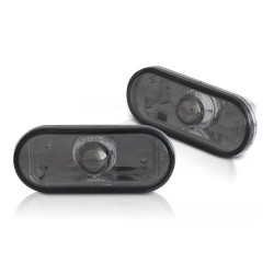 Clignotants latéraux fumés compatibles VW Golf 4 / Bora 95- / Golf 3 95- / Ibiza 95-99 / Toledo