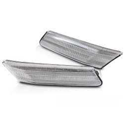 Clignotants latéraux LED blanc séquentiel compatible Porsche 911 997 Carrera 04-09 / Boxster 987...