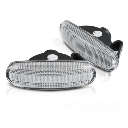 Clignotants latéraux FIAT PUNTO / PANDA / STILO / IDEA / LINEA / MULTIPLA LED BLANC SÉQUENTIEL