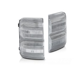 Clignotants latéraux dans le rétroviseur LED blanc séquentiel pour PEUGEOT BOXER / FIAT DUCATO /...