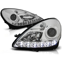 Phares Xénon Daylight Chrome pour MERCEDES R171 SLK 04-11
