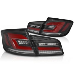 Feux arrière séquentiels LED BAR noirs pour BMW F10 10-16