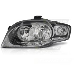 Phare chromé côté gauche TYC pour AUDI A4 B7 04-08