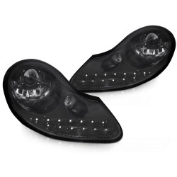 Phares de jour tout noir brillant pour PORSCHE BOXSTER 96-04 /911 996