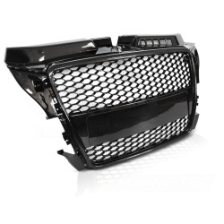 Grille Sport Noir Brillant compatible AUDI A3 (8P) 04.08-07.12