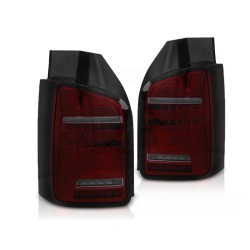 Feux arrière à LED rouge fumé séquentiel pour VW T6 15-19 OEM Bulb