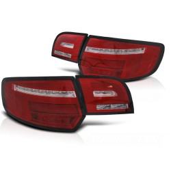 Feux arrière à LED séquentiels rouge et blanc pour AUDI A3 8P 5 portes 08-12