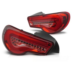 Feux arrière TOYOTA GT86 12-21 LED BAR ROUGE SÉQUENTIEL