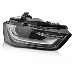 Phare au xénon noir côté droit TYC pour AUDI A4 B8 12-15