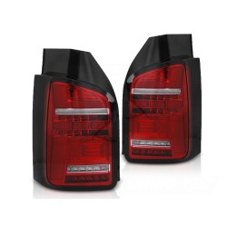 Feux arrière LED BAR rouge blanc séquentiel pour VW T6 15-19 ampoule OEM