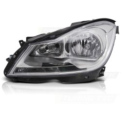 Phare chromé côté gauche TYC pour MERCEDES W204 11-14