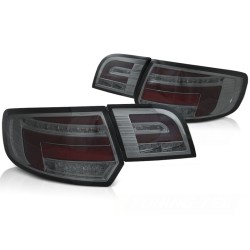 Feux arrière à LED rouge fumé séquentiel pour AUDI A3 8P 5D 08-12