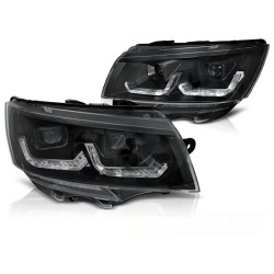 Phares T6.1 VW TubeLight Noir DRL Clignotants Séquentiel
