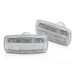 Clignotants latéraux CHRYSLER JEEP PATRIOT / COMPASS / GRAND CHEROKEE LED SÉQUENTIEL CHROME