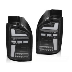 Feux arrière à LED séquentiels noirs compatibles VW T6 15-19 ampoule OEM