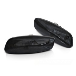 Clignotants latéraux dans le rétroviseur LED fumé séquentiel compatible avec PEUGEOT 207 308 3008...