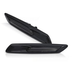 Clignotants latéraux fumée noire séquentiels compatibles BMW F10/F11 10-13