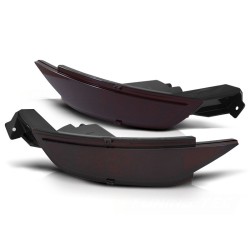 Feux antibrouillard LED rouge fumé pour Ford Fiesta MK7 08-16