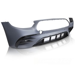 Pare-chocs avant sport PDC noir compatible MERCEDES W213 20-23
