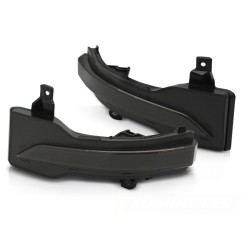 Clignotants latéraux dans le rétroviseur LED séquentiel fumé compatible avec Impreza / Forester /...