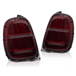 Feux arrière LED rouge fumé séquentiel pour MINI COOPER F55 F56 F57 14-17 6 broches