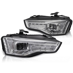 Phares avant LED chromés séquentiels pour AUDI A5 11-16