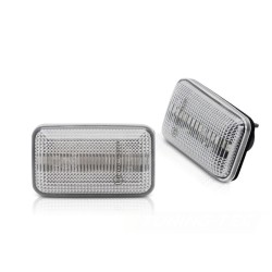 Clignotants latéraux LED blanc séquentiel compatible 100 200 A6 80