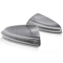 Clignotants latéraux dans le rétroviseur LED blanc séquentiel pour MERCEDES VITO W204 W164