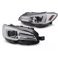 Phares LED DRL Chrome pour SUBARU WRX 14-22