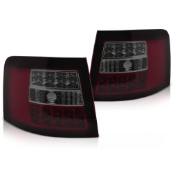 Feux arrière LED rouge fumé pour AUDI A6 05.97-05.04 AVANT