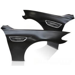 Ailes style sport avec évent latéral chromé pour BMW F10 F11 10-16