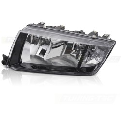 Phare noir côté gauche TYC pour SKODA FABIA 00-07