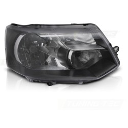 Phare noir côté droit TYC pour VW T5 10-15