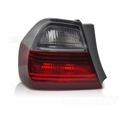 Feu arrière rouge fumé côté gauche TYC compatible BMW E90 05-08